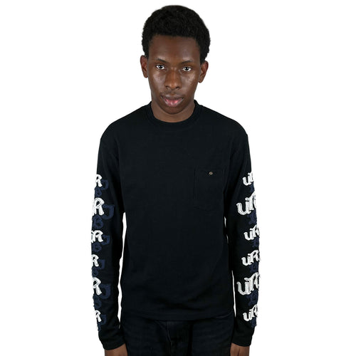 BLACK "TRAMÉ" LONGSLEEVE