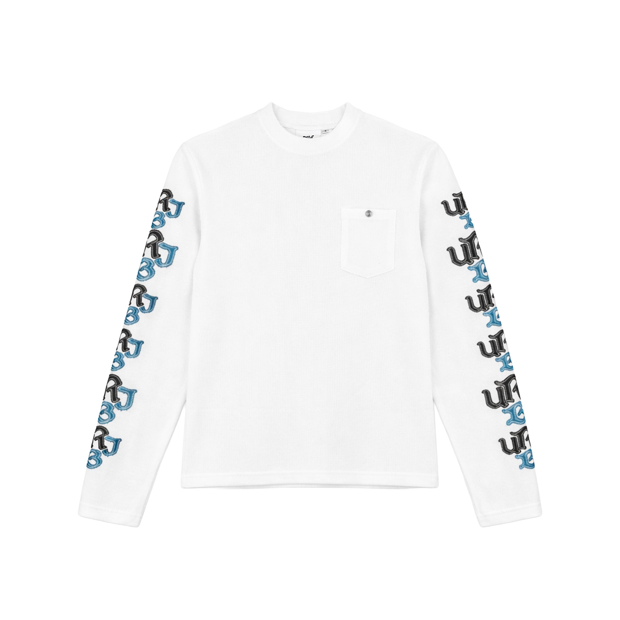WHITE "TRAMÉ" LONGSLEEVE