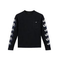 BLACK "TRAMÉ" LONGSLEEVE