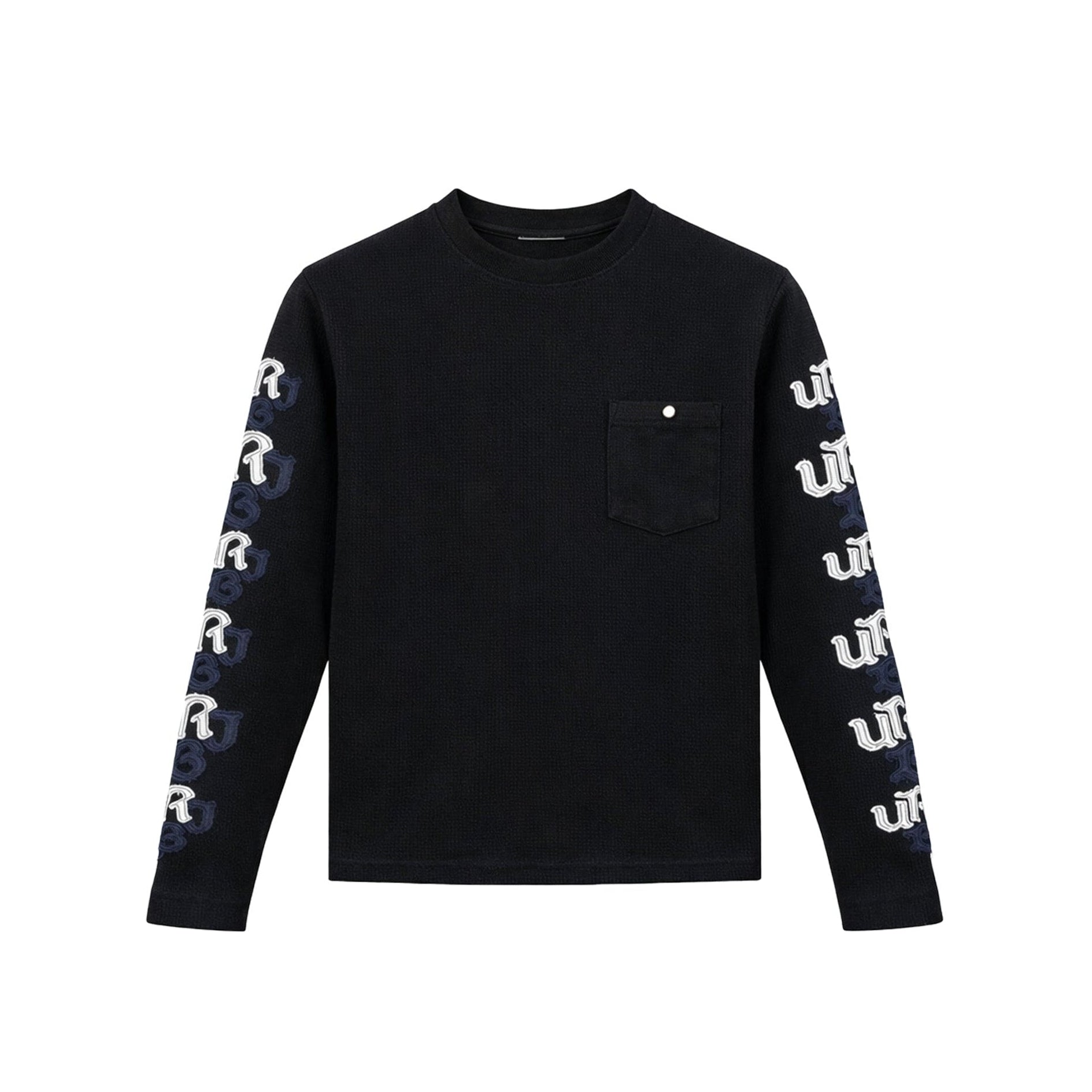 BLACK "TRAMÉ" LONGSLEEVE