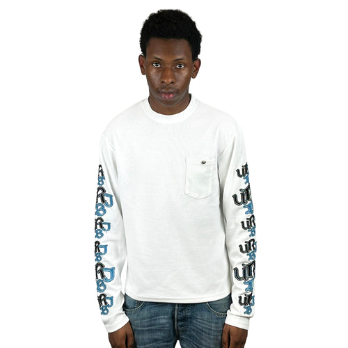 WHITE "TRAMÉ" LONGSLEEVE