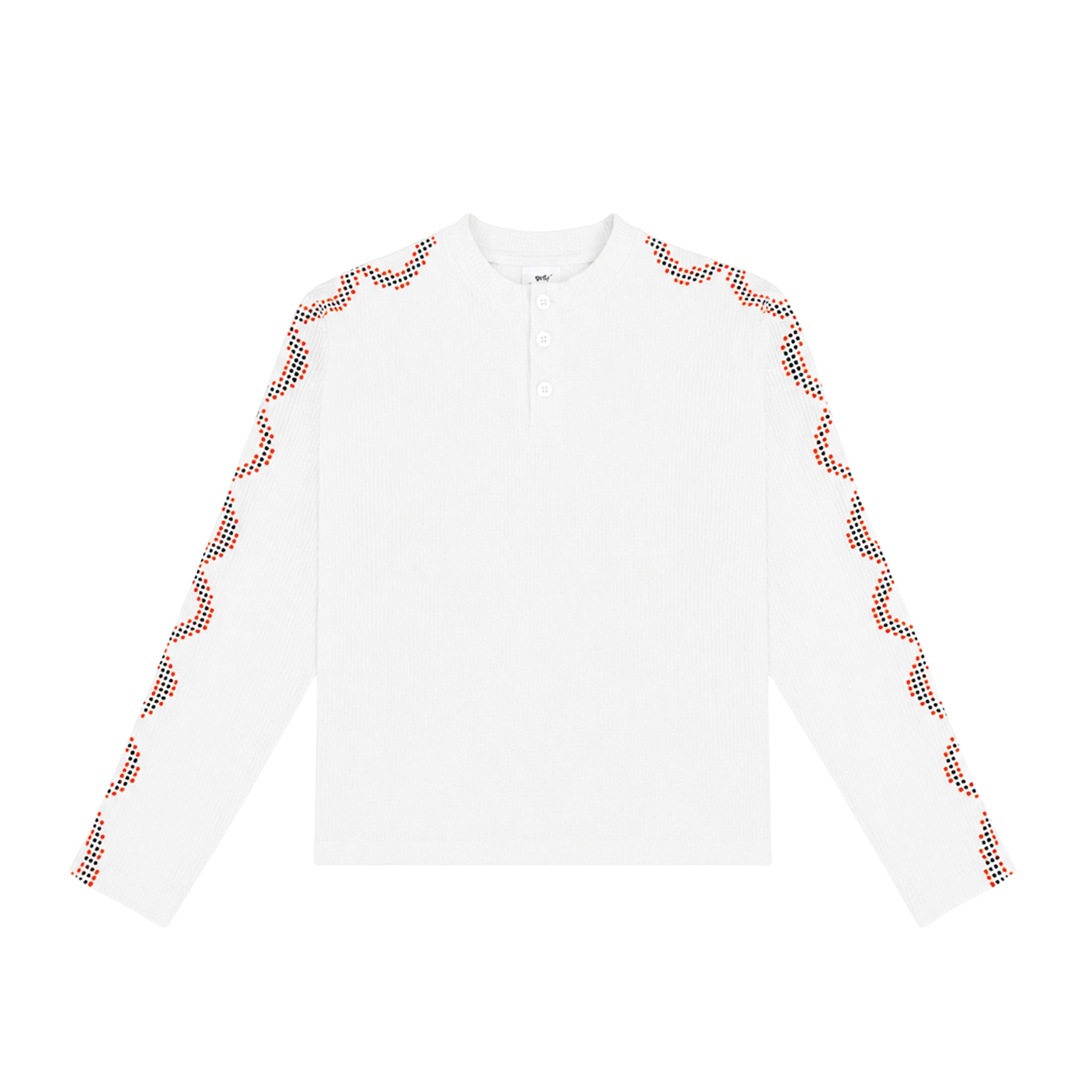 WHITE HENLEY LONGSLEEVE