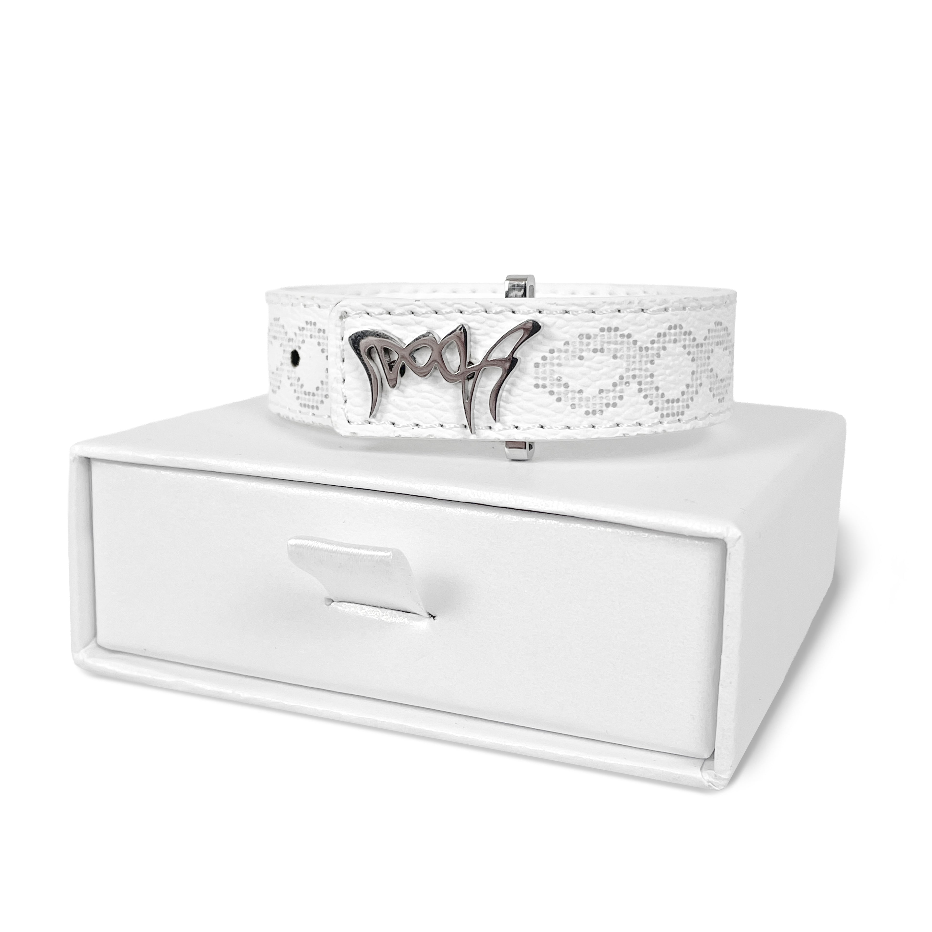 WHITE "LIGNE" BRACELET